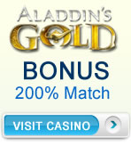 Visit Aladdins Gold Casino logo